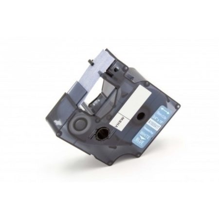 Dymo ID1 1805417 19mm * 5.5 ipari kék alapon fehér nyomtatás nylon feliratozószalagkazetta