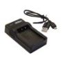   Panasonic DMW-BCF10E stb. kompatibilis micro USB akkumulátor töltő